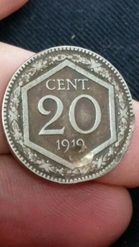 Italy cent coin 1919 - cent,