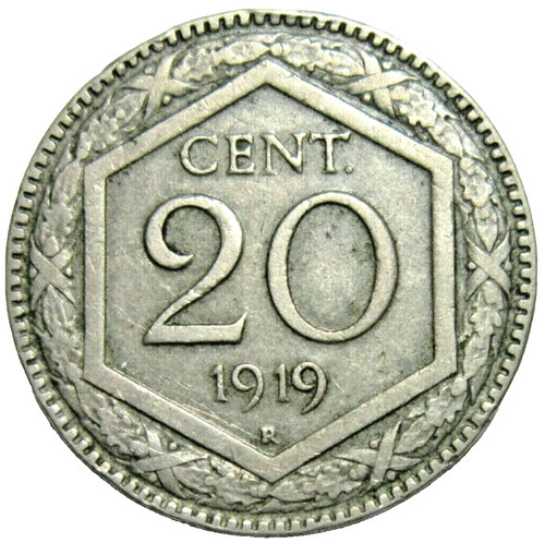Italy centesimi 1919 - italy., centesimi,