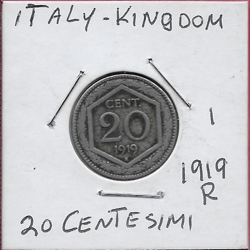 Italy kingdom centesimi - 20,
