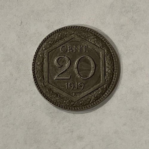 Italy centesimi 1919 r - 20,