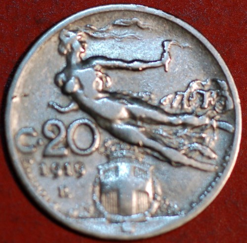 Italy centesimi 1919 - italy, 20