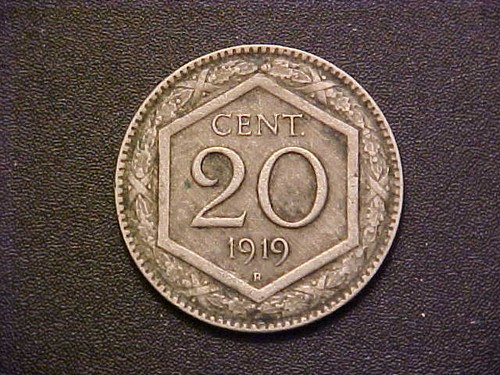1919 italy centesimi km - 1919,